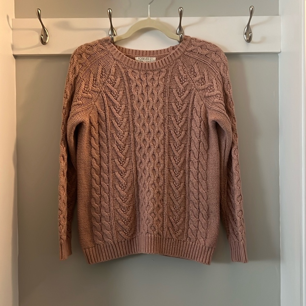 Forever 21 Cable Knit Sweater